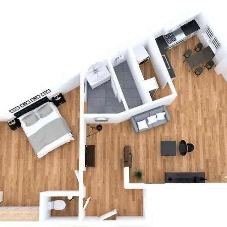 Le Scottmanhouse - Prive - Centre - Gare - Wi-fi Apartment *
